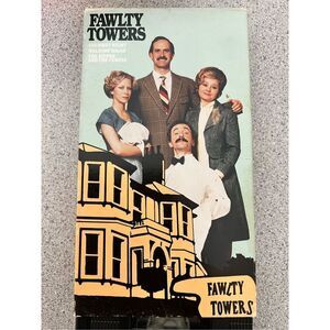 Fawlty Towers Gourmet Night Waldorf Salad Kipper & Corpse VHS video tape 1986